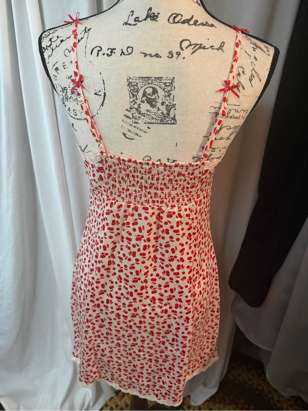 wild fable slip Dress with red cherry Print - Picture 6 of 6